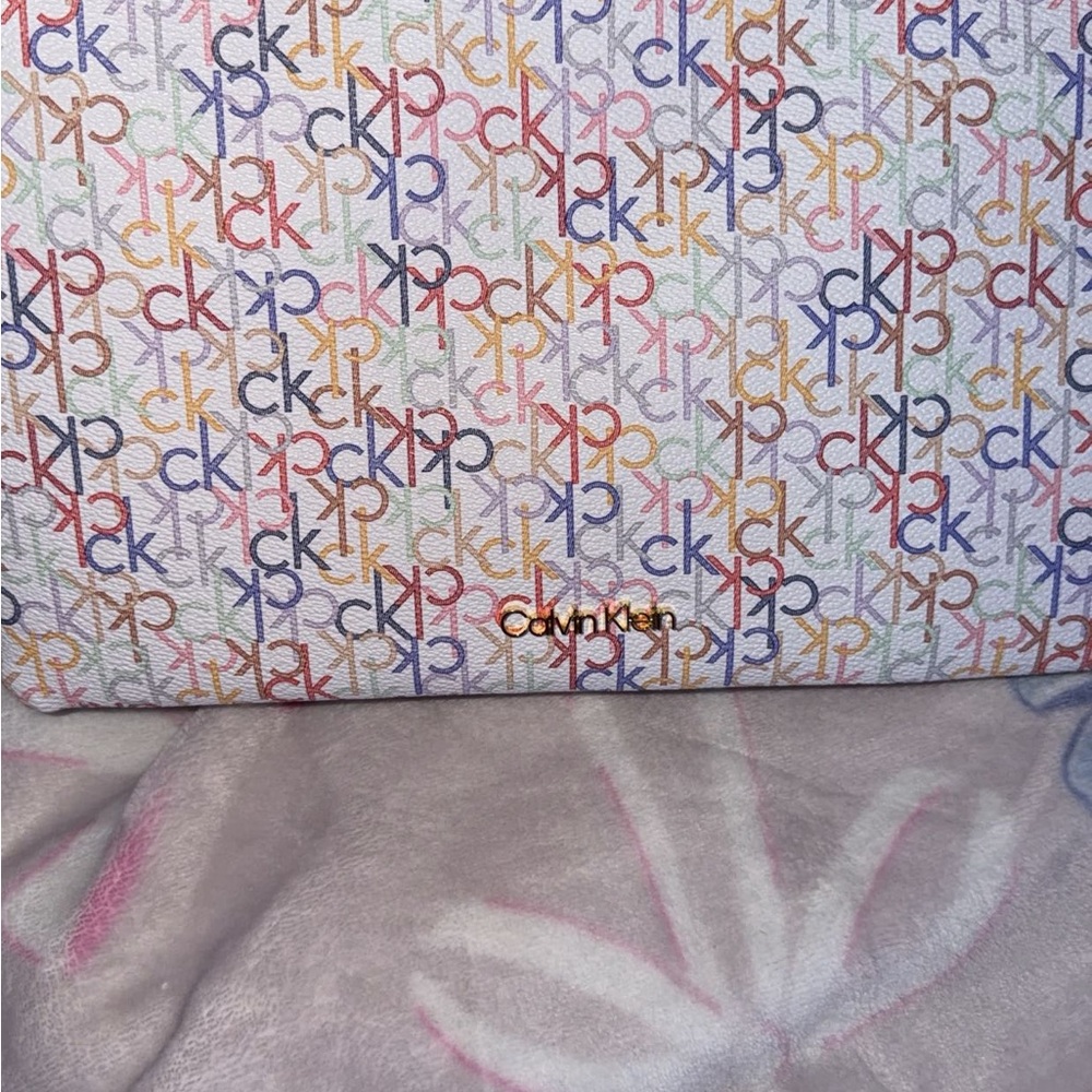 Calvin Klein Tan and Cream Interior Bag